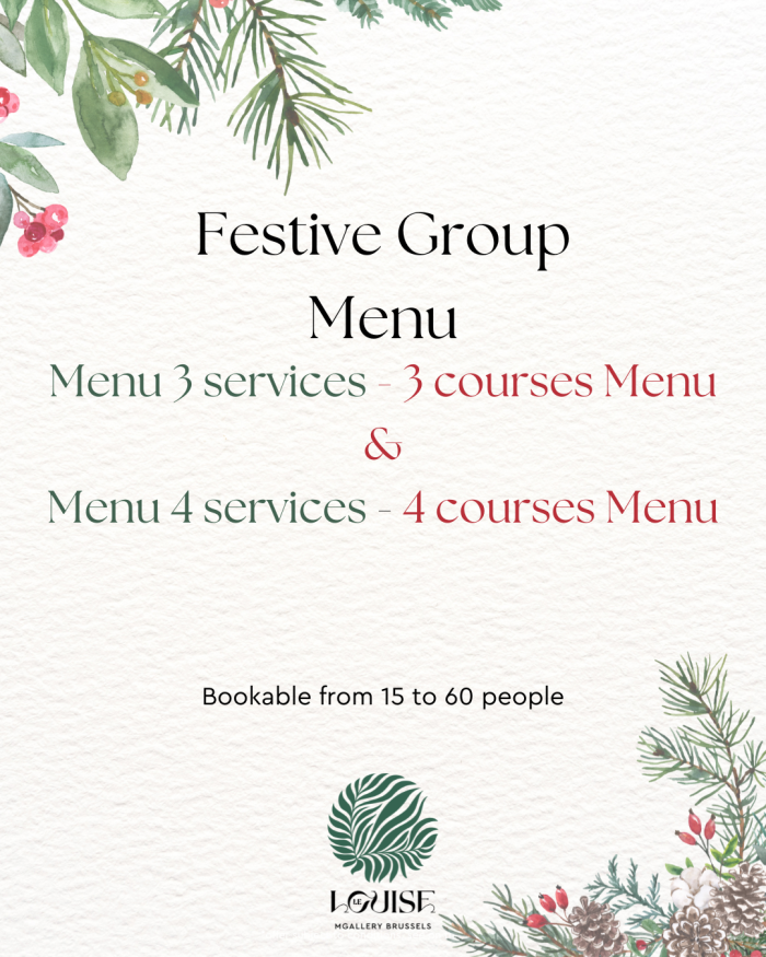 Festive Menu - GROUPE